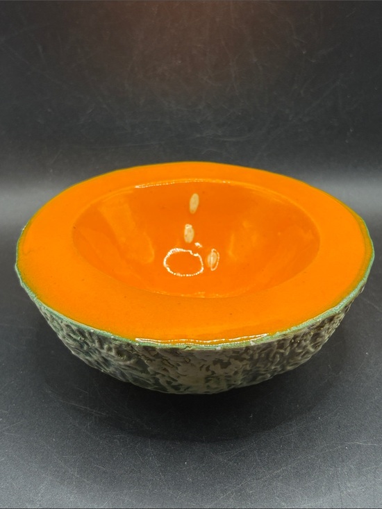 Vintage Other - Ed Langbein Original Cantaloupe Melon Bowl Mid Century Vintage Italian Pottery